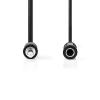 CAVO JACK NEDIS CAGP22550BK02 PROLUNGA AUDIO JACK STERO 3,5 mm Maschio - 6,35 mm Femmina 0.2M COLORE NERO